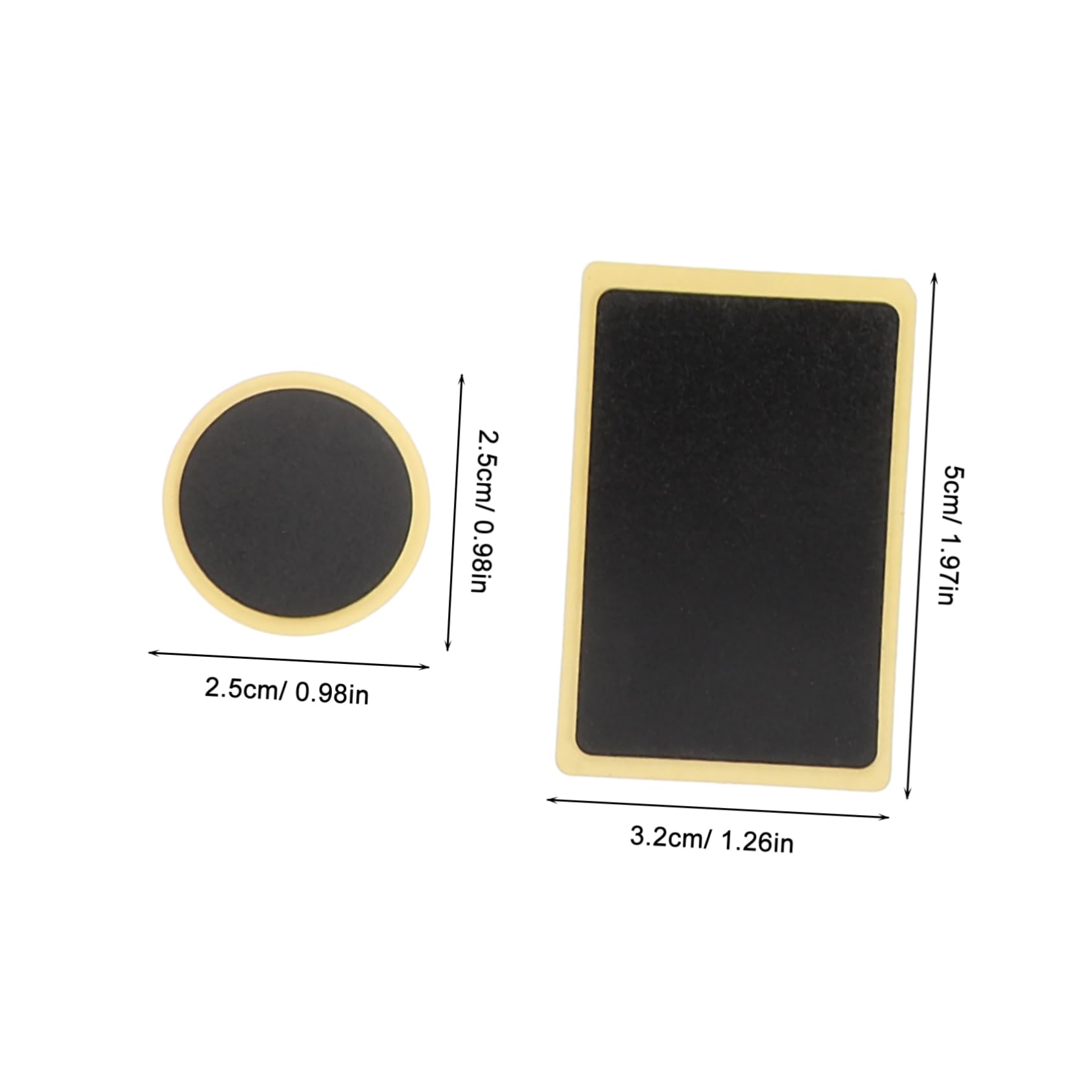 ABOOFAN Multi-Function Bike Tire Repair Kit Full Set of Bike Tube Patch Kit Bicycle Tire Repair Tools Plastic Tire Patches for of Bicycles