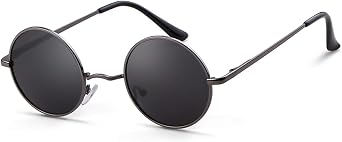 SORVINO Retro Round Sunglasses Men Women Vintage Small Red Circle Glasses