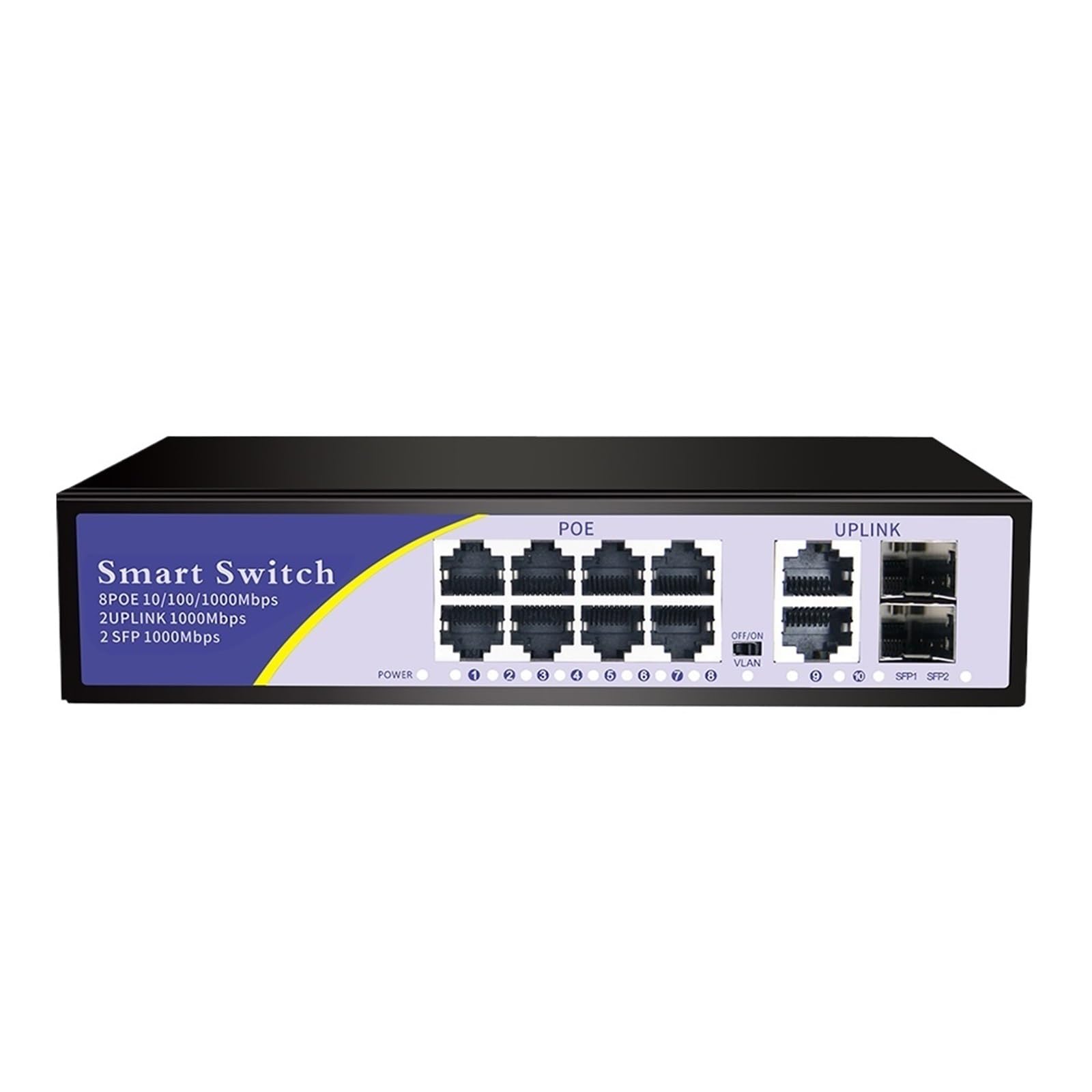 Commutateur Gigabit PoE pour votre maison connectee et systeme de videosurveillance vlan