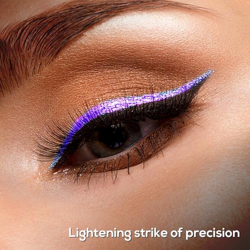 RENEE Holographic Eyeliner, Smudge-Proof & Long-Lasting, Easy Glide & Quick-Drying Formula with Monochrome Effect, Intense Color Pay-Off, Infused with Vitamin E, 01 Earth - Image 5