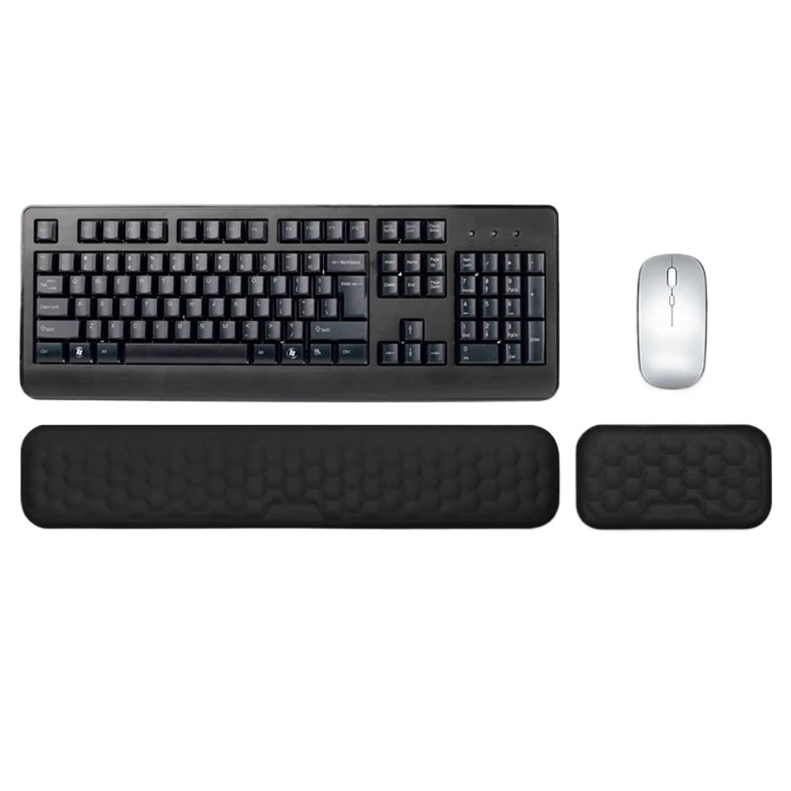 Tappetino Mouse Con Poggiapolsi Poggiapolsi for mouse, tastiera e memory foam