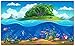 Produktbild Insel Unterwasserwelt Kinder Wandtattoo Wandsticker Wandaufkleber R1213 Größe 70 cm x 110 cm