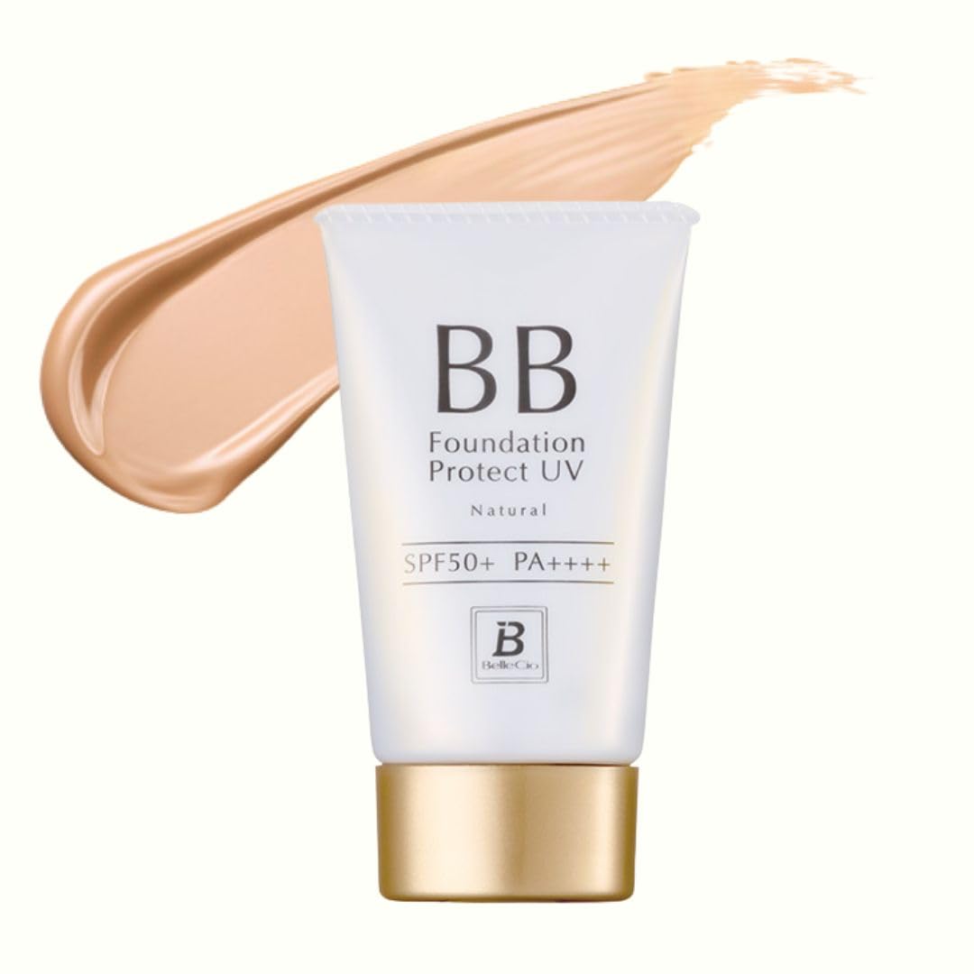 【旧仕様】ベルシーオ BBファンデーション プロテクトUV TA ナチュラルベージュ ／ SPF50+ PA++++ 1品6役 (美容液 化粧下地 日焼け止め ファンデーション コンシーラー 仕上げパウダー ） くすみ シミ 毛穴 カバー ウォータープルーフ メイク持ち 紫外線対策 UVケア 夏でもくずれにくい 年齢肌 日本製 かがやくコスメ 公式 Z072004
