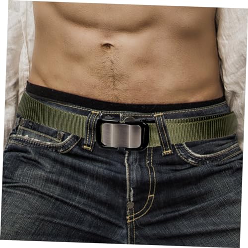 Nylon Automatic Buckle Belt for Men Breathable Casual Waistband for Jeans Lightweight and Versatile Outdoor Belt for and Friends3