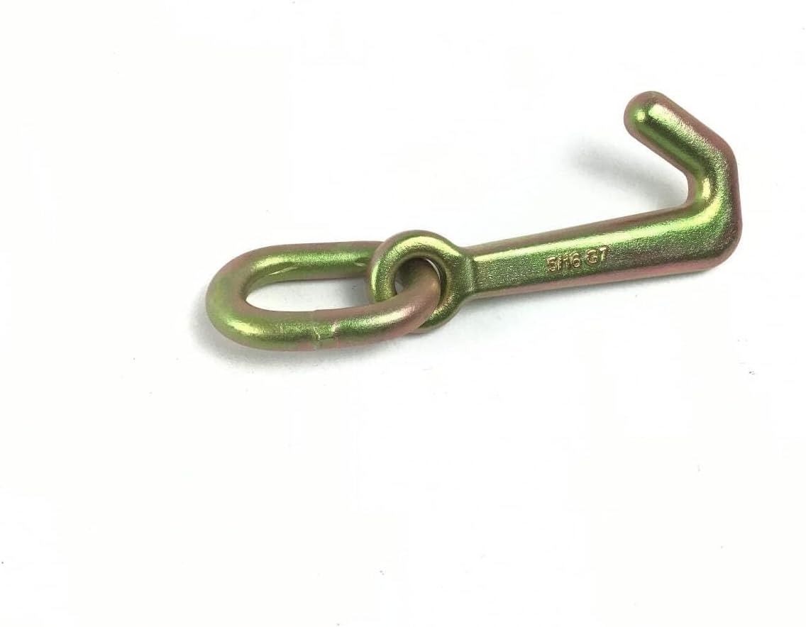 Forged R T J Hooks 4700-5400 lbs Working Load Limit for Car Hauling (Mini J Hook, Five (5))