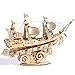 RoWood 3D Wooden Puzzle for Adults, Vintage Wooden Watercraft Model Kit to Build, Best Gift Ideas - Sailling Ship