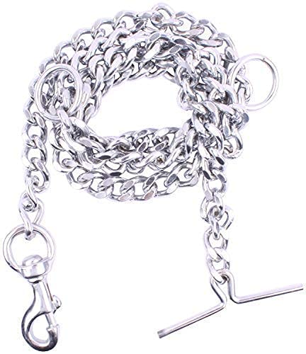 Toms Pet Mall Heavy Duty 60 Inch Long Stainless Steel Leash Chain with Adjustable Hook for Training/Walking/Exercise Large Breed Dogs and Puppies (Silver, Grind No. 06) (B0BZRVY7QH) Amazon Price History, Amazon Price Tracker
