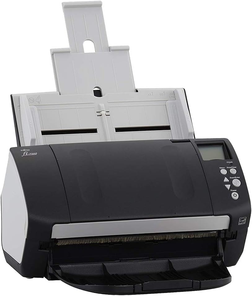 FUJITSU FI-7160 - Document Scanner - Duplex - 8.5 in X 14 in - 600 DPI X 600 DPI - UP to 60 PPM (Mono) / UP to 60 PPM (Color) - ADF (80 Sheets) - UP to 4000 SCANS PER Day - USB 3.0 (Renewed)
