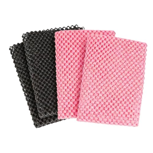 Esterilla de yoga - Esterilla de pilates de 4 piezas | Almohadilla de agarre antideslizante y duradera | Agarre de mano de fitness para yoga, dominadas, gimnasio, ejercicio, unisex, pesas libres, cult