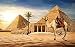 NA DIY 1000 Pieces Jigsaw Puzzle Egypt Desert Camels Cairo Pyramid Palms Sand for Adults Puzzle Games