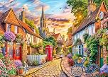 Puzzles 1000 Pieces for Adults Jigsaw Puzzles for adults 1000 Piece Puzzle Educational Games -Charming Towns- Beautiful Decoration Puzzle