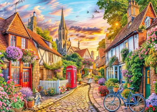 Puzzles 1000 Pieces for Adults Jigsaw Puzzles for adults 1000 Piece Puzzle Educational Games -Charming Towns- Beautiful Decoration Puzzle Puzzles 1000 Pieces for Adults Jigsaw Puzzles for adults 1000 Piece Puzzle Educational Games -Charming Towns- Beautiful Decoration Puzzle