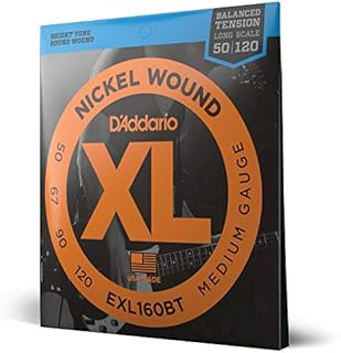 D'Addario EXL160BT 50-120 Balanced Tension Medium Nickel Wound Bass Guitar Strings