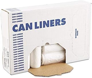 Heritage Z5845HNR01 Can Liners, 13mil, 20-30Gal, 30-Inch x37-Inch, 20RL/CT, Natural