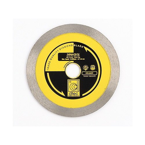 D-Tec DYB-04CRT 4-Inch Wet/Dry Tile Diamond Blade