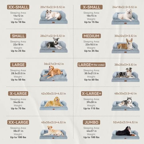 Large Dog Bed Orthopedic Washable — texture and fabric close-up