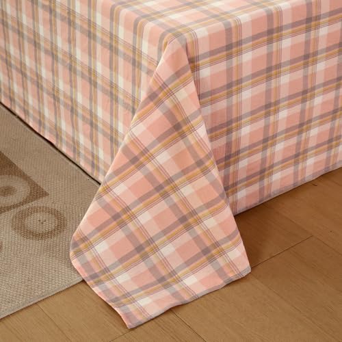 Drap plat 160x230cm coton gris de qualité supérieure pour lit simple - 7