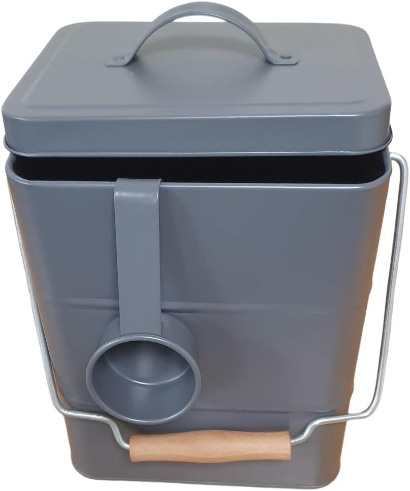 Easy Shopping® 5L 5 Liter Kitchen Storage Metal Container Box Food