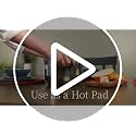 Image of Signamio Silicone Mat for Kitchen - Pack of 4 Round Heat Mats - Coasters for Dining Table for Hot Pots - Durable Trivet Mat for Versatile Use