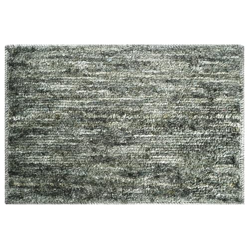 Image of Kuber Industries 16x24 Inch Anti Skid Mat for Bathroom Floor | Anti Slip Paydan /Footmat for Home & Kitchen | Doormat & Bathroom Mat for Indoor /Outdoor | Multi Riyal - Green