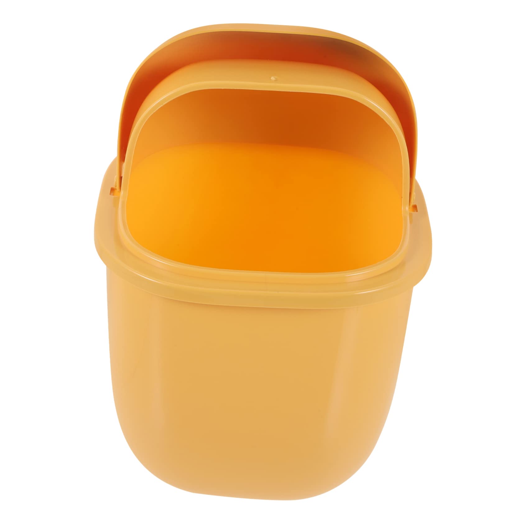MAGICLULU Countertop Trash Can Lid Compact Desktop Wastebasket for Home Plastic Rubbish Bin for Bedrooms Offices and