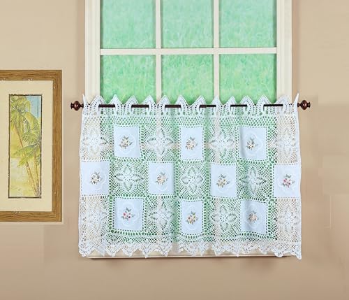 Today's Curtain Cottage Crochet, Tier Panel 45" W x 24"