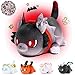 KOWSIÂ® 61-PCS - 11-inches Werewolf Cat Plush + 60-Sticker - Meemaows Popular Cat Plush Collection - 100% Polyester Plushie Pillow Embroidered - Soft Stuffed Animal Collectible (Werewolf Cat)