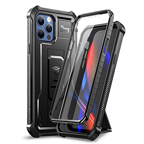Coque iPhone 12 / 12 Pro Dexnor intégrale protection 360 avec protège-écran noir