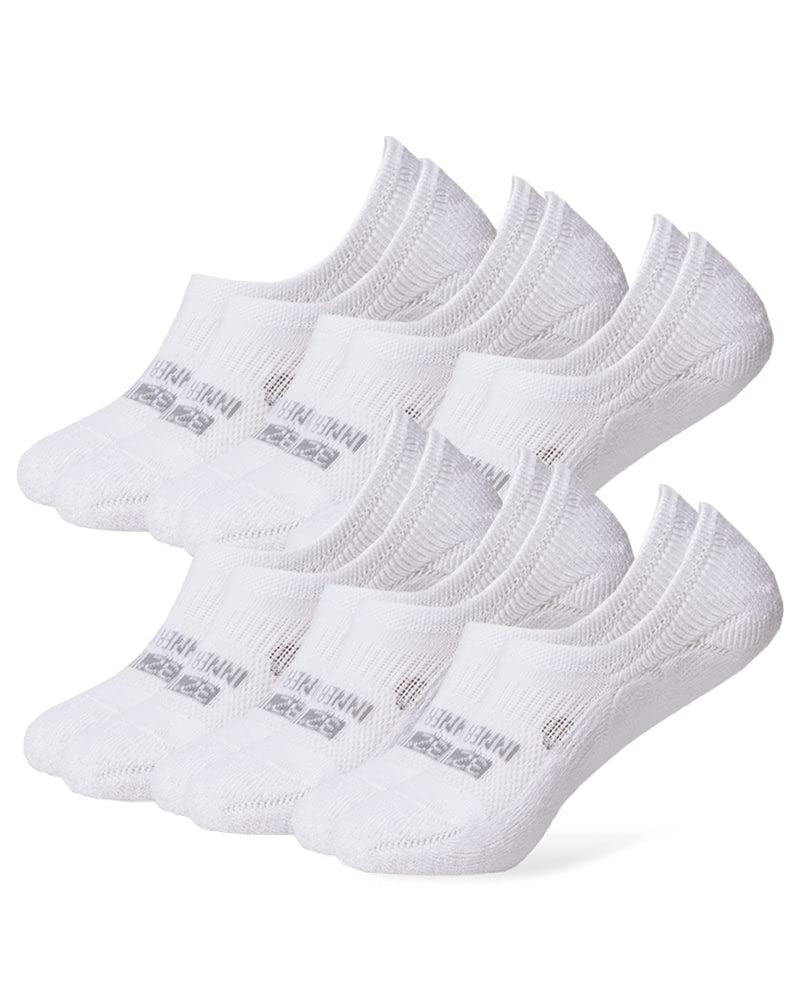 32 DEGREEES Women's 6 Pack Comfort No Show Socks | Anti-Odor | Heel Grips| Arch Support | Active | Casual | Work