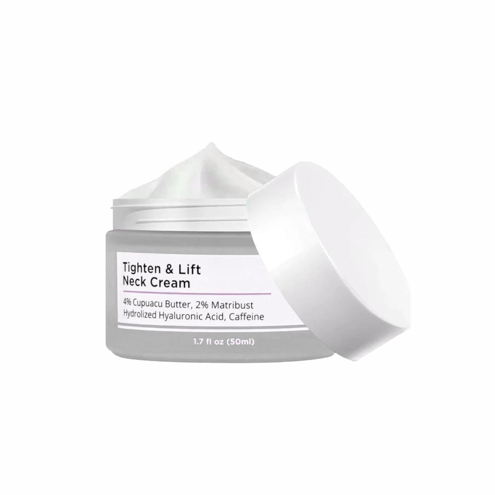 Neck Firming Cream - Tighten and Lift Neck Cream with Hyaluronic Acid for Tightening and Firming Skin - Hydration Neck Cream for Wrinkles and Even Skin Tone 1.7 oz (JS-01)