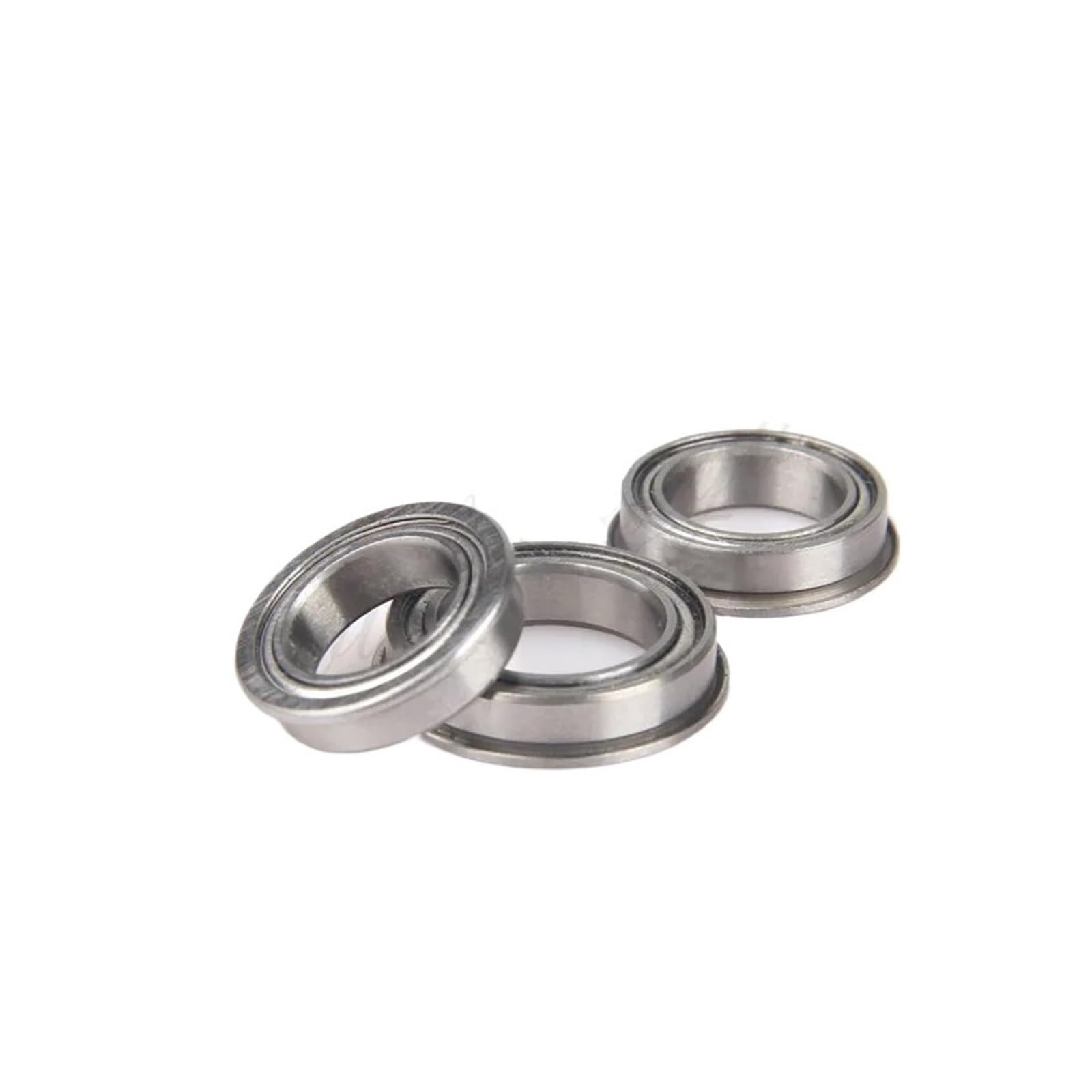 Juego de Rodamientos, 10 Uds cubierta de hierro F682ZZ F683ZZ F684ZZ F685ZZ F686ZZ F687ZZ F688ZZ F689ZZ rodamiento bolas brida escudo Metal pared delgada(Premium Quality,F605zz 5x14x5mm)