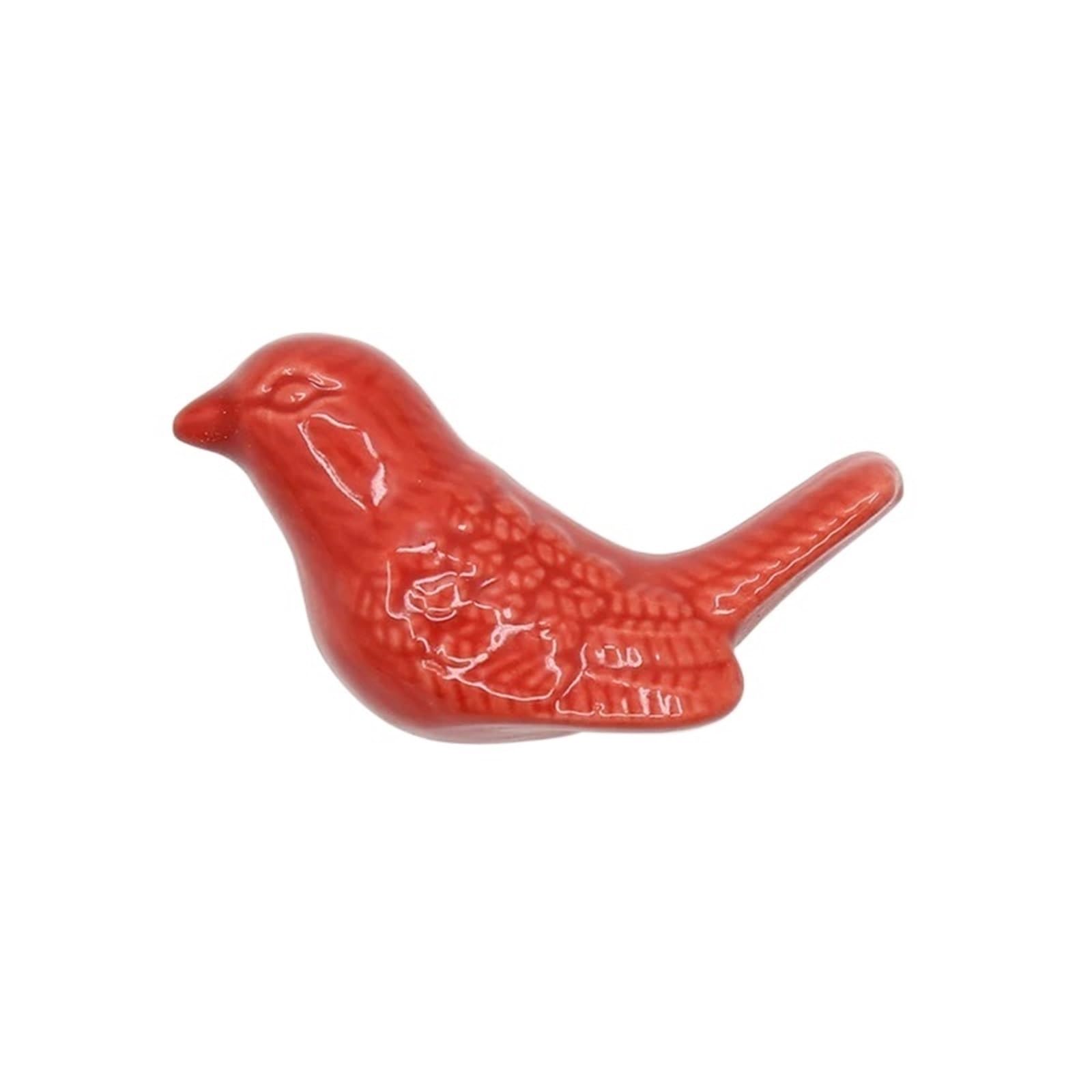 Kifsdlf Color6 2Pcs Ceramic Bird Cabinet Knob Drawer Furniture Handles Dresser Single Hole Door Pulls Wardrobe For Cupboard Wardrobes Furniture(Color6)