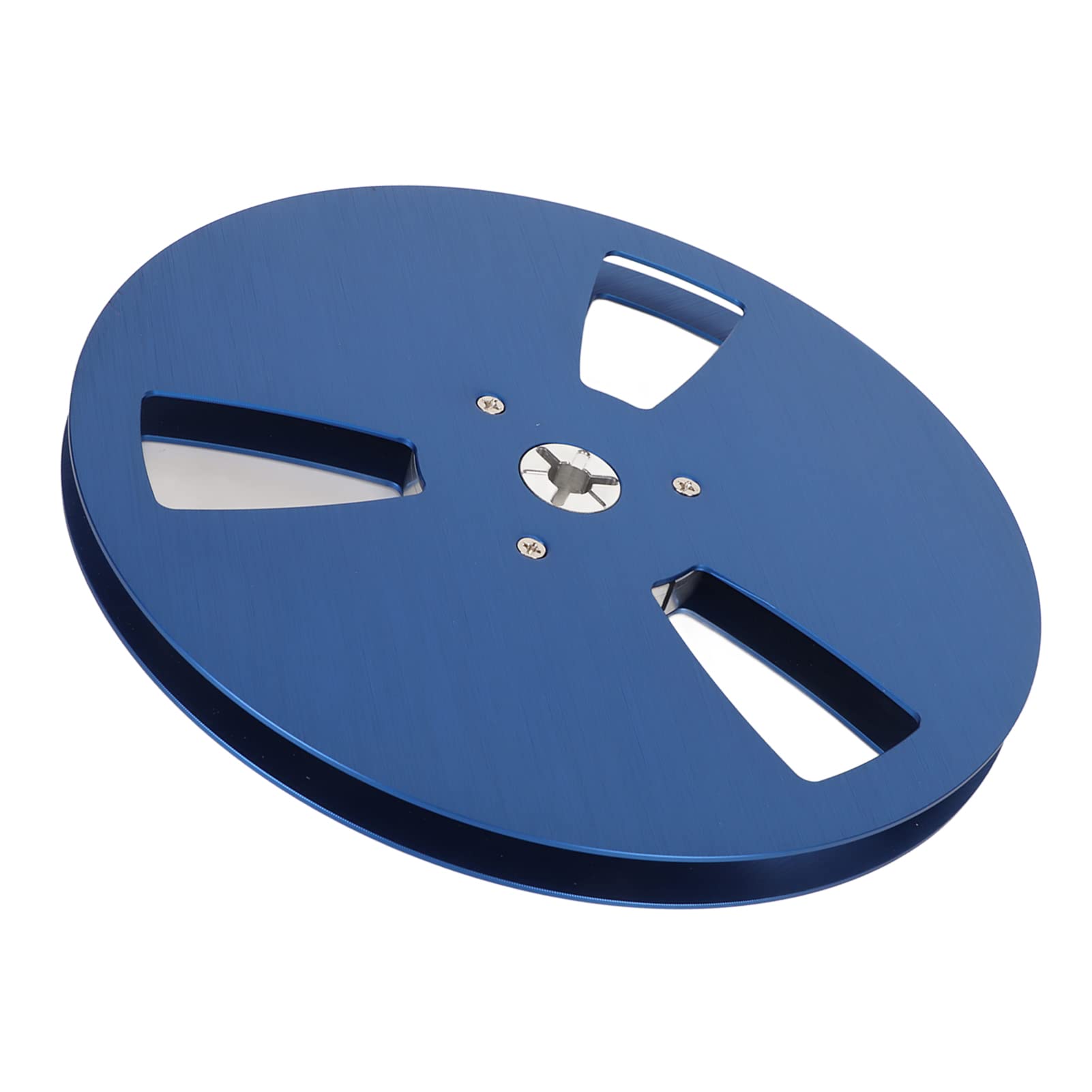 Leere Bandspule, 7 Zoll Offene Spule, Audio-Aluminium-Aufwickelspule, Recorder, Zubehör, Öffnungsmaschine, Teileöffner, Leere Platte für (Blau)