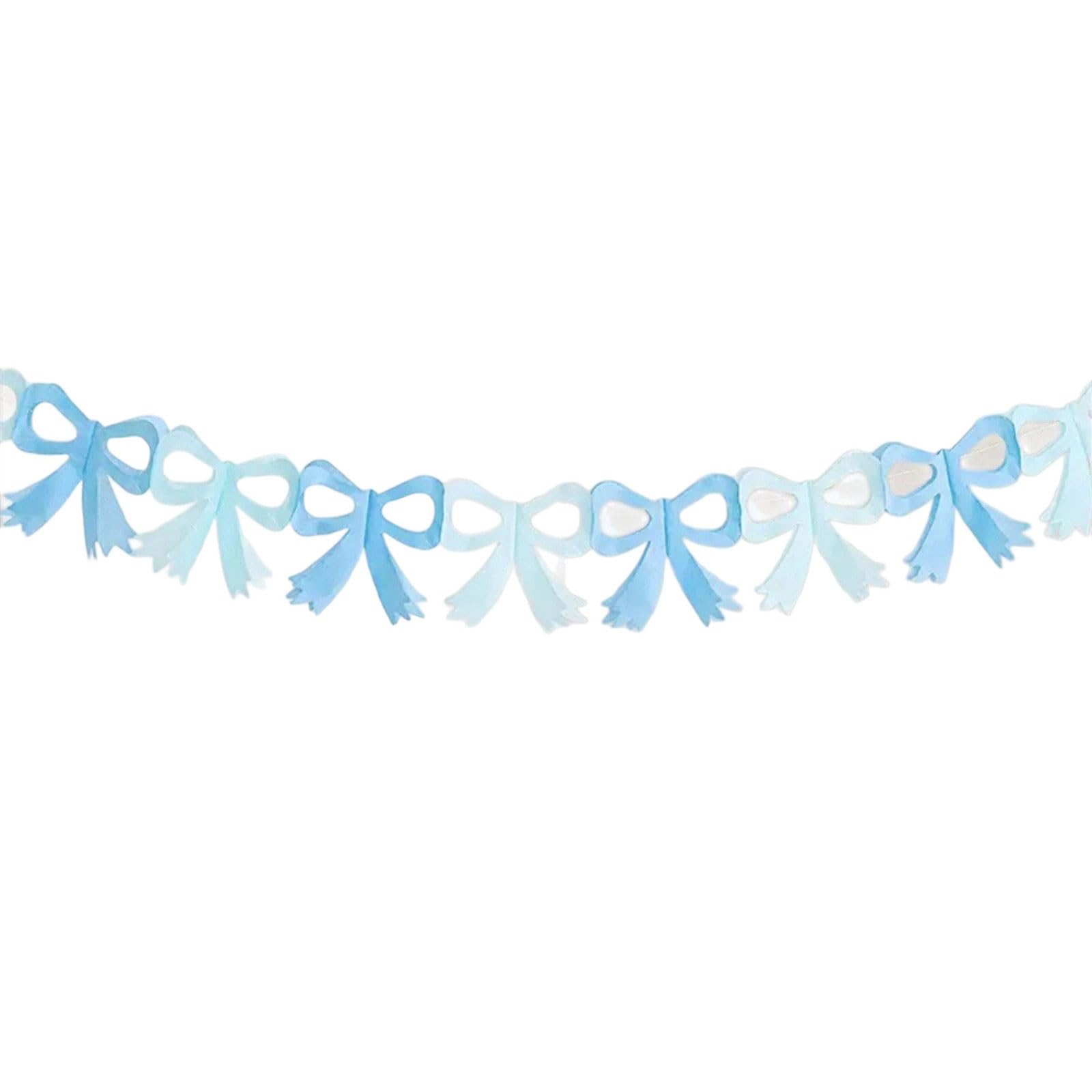 Kalttoy Ballet Themed Paper Butterfly Garland Flags Bowknot for Birthdays Weddings Baby Showers Friendly Celebration Banners Bowknot Butterfly Garland