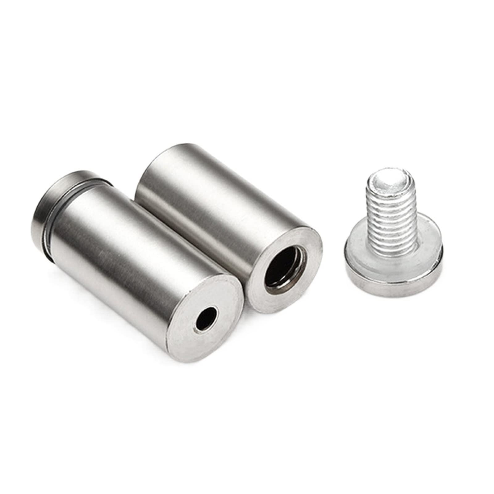 Fijaciones de separación Separador de pared, fijaciones de separador, 20 piezas de tornillos de separador, sujetador de acero for clavos de pasador de marco de imagen, tornillo de fijación de carteler