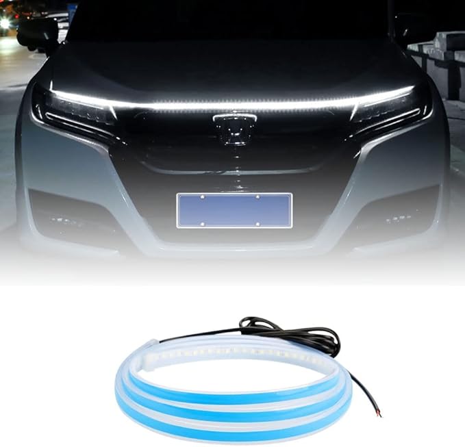 Dynamic Scan Start Up Hoodbeam Kit, Car Hood Led Strip Lights