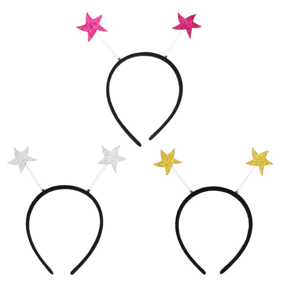Star Headband Party Accessory Headband Boppers Head Boppers for Fancy Dress Party and Headwear Accessory Alien Headband