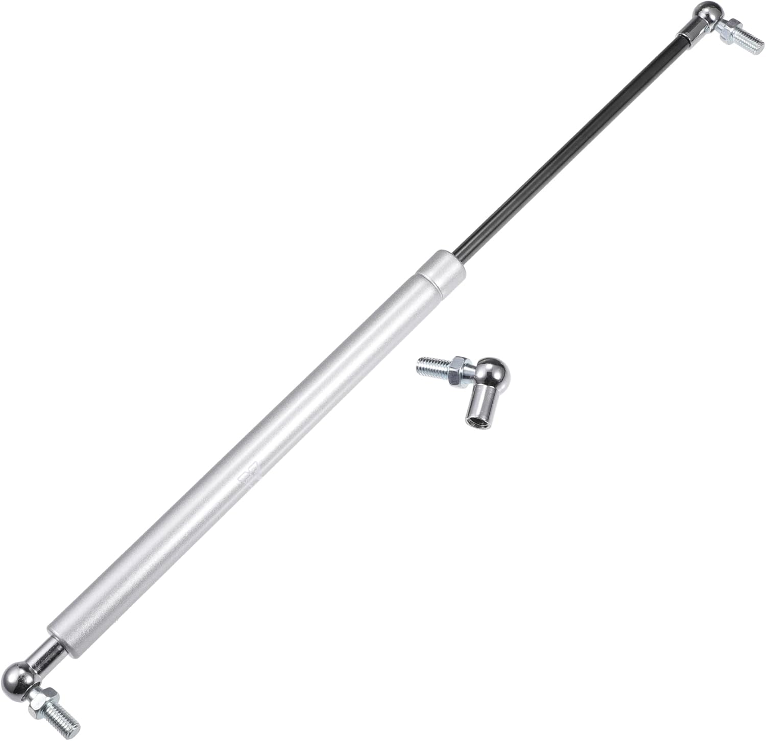x autohaux 1 set 18inch 44lbs/200n silver tone lift supports struts shocks gas spring with ball stud mounting bracket universal for rv car truck boat