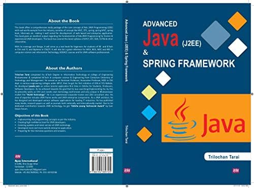 Buy ADVANCED JAVA & SPRING FRAMEWORK Book Online at Low Prices in India ...