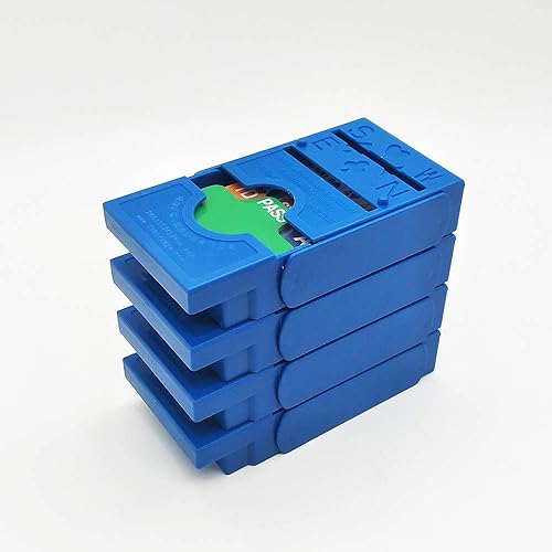 Miniatura 4 de Jranter Juego de 4 cajas de puente, juego de cuatro cajas de puente, kit de puente, dispositivo de licitación, azul