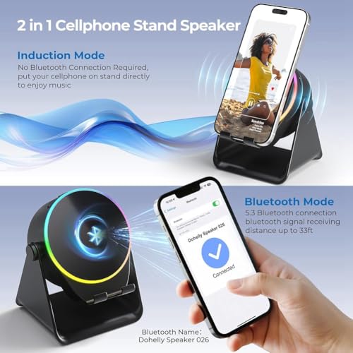 Haut-parleur Bluetooth avec son stéréo immersif et lumière RVB active
