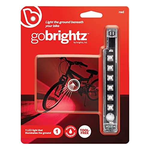 Brightz Gobrightz Led Bike Frame Light, Red - Led Bike Frame Light For Night Riding - 4 Modes For Flashing Or Constant Glow - Fun Safety Light Bike Accessories For Kids, Boys, Girls, Teens & Adults #TOP16