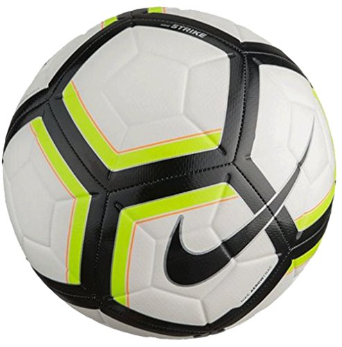 Nike Unisex's Football Calcio Strike Team Soccer Ball, White Black, 5