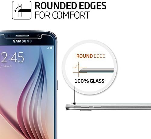 Spigen Galaxy S6 Screen Protector Tempered Glass 2 Pack for Samsung Galaxy S6