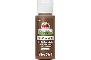 Apple Barrel Multi Surface Acrylic Paint in Milk Chocolate: A Sweet Treat...