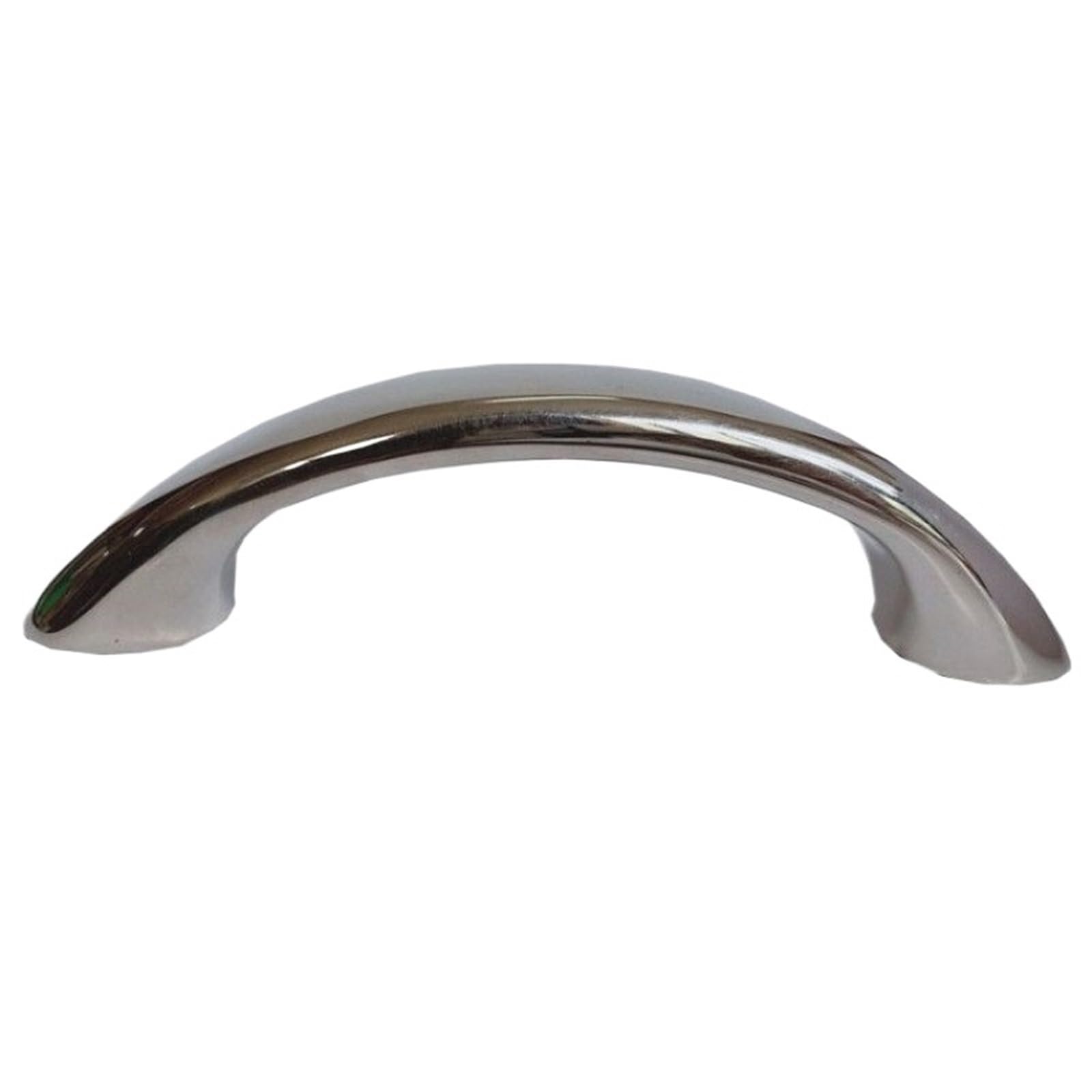 Main courante inox 316 bateau 217mm avec embase ovale robuste