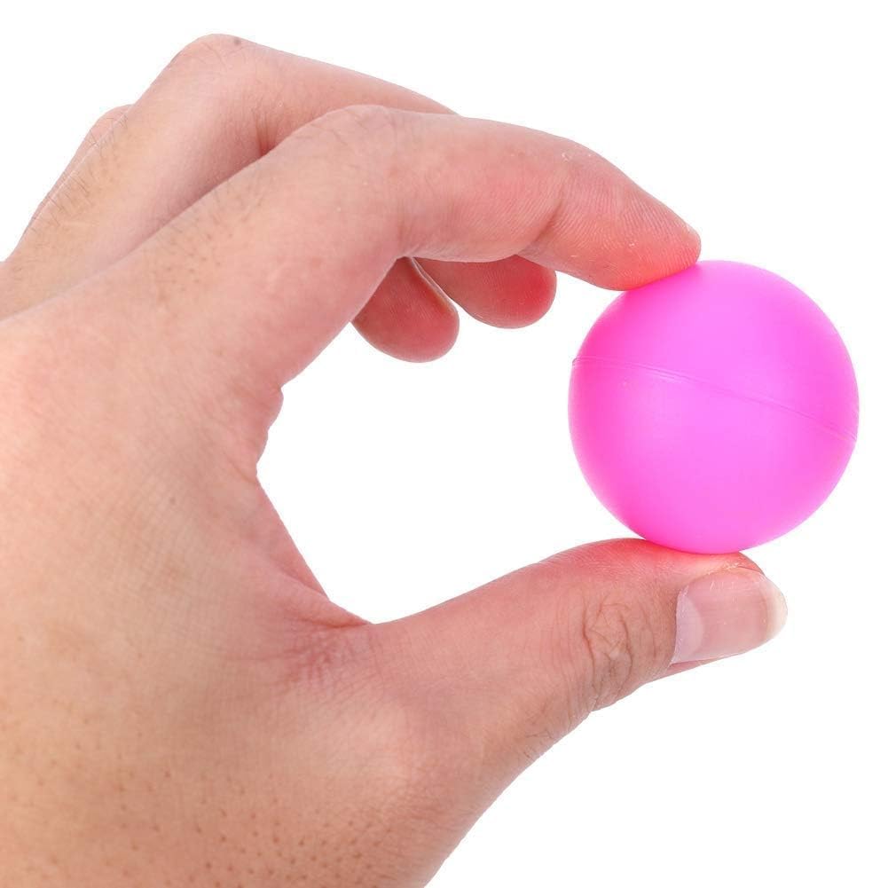 Lot De 6 Balles De Plage PVC 56g – Rouge, Jaune, Bleu – Multi-usages : Paddle, Jeu, Déco – Résiste à La Décoloration