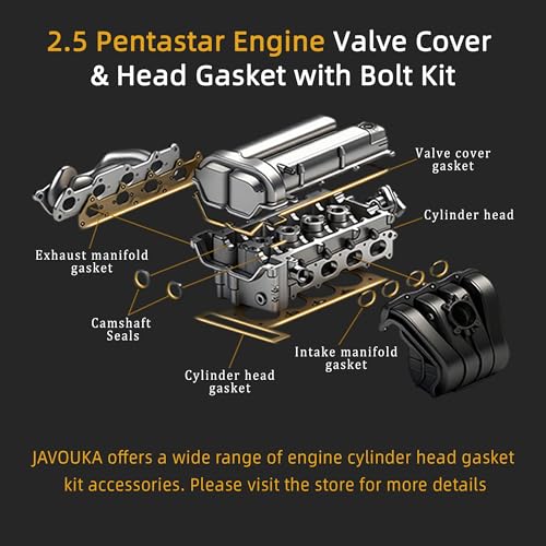 Image of Head Gasket Set with Bolts, for Mazda B2500 1998 2.5L | for Ford Ranger 1995-1997 2.3L, for Ranger 1998 2.5L, HS8993PT7, CPWK417, HGB448, HGS448