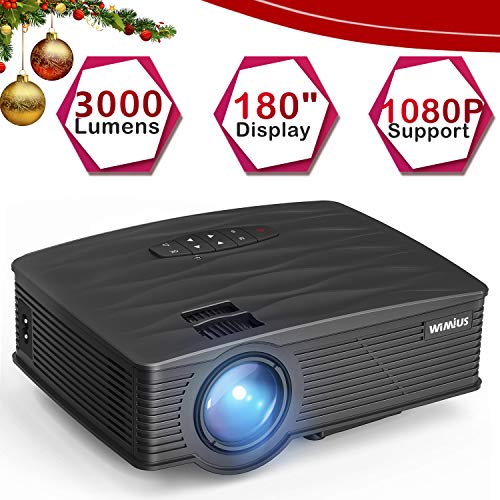 Wimius - Mini Vidéo Projecteur Portable LCD 3000 Lumens...