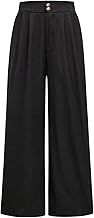 SweatyRocks Girl's Elastic High Waist Wide Leg Pants Loose Long Trousers